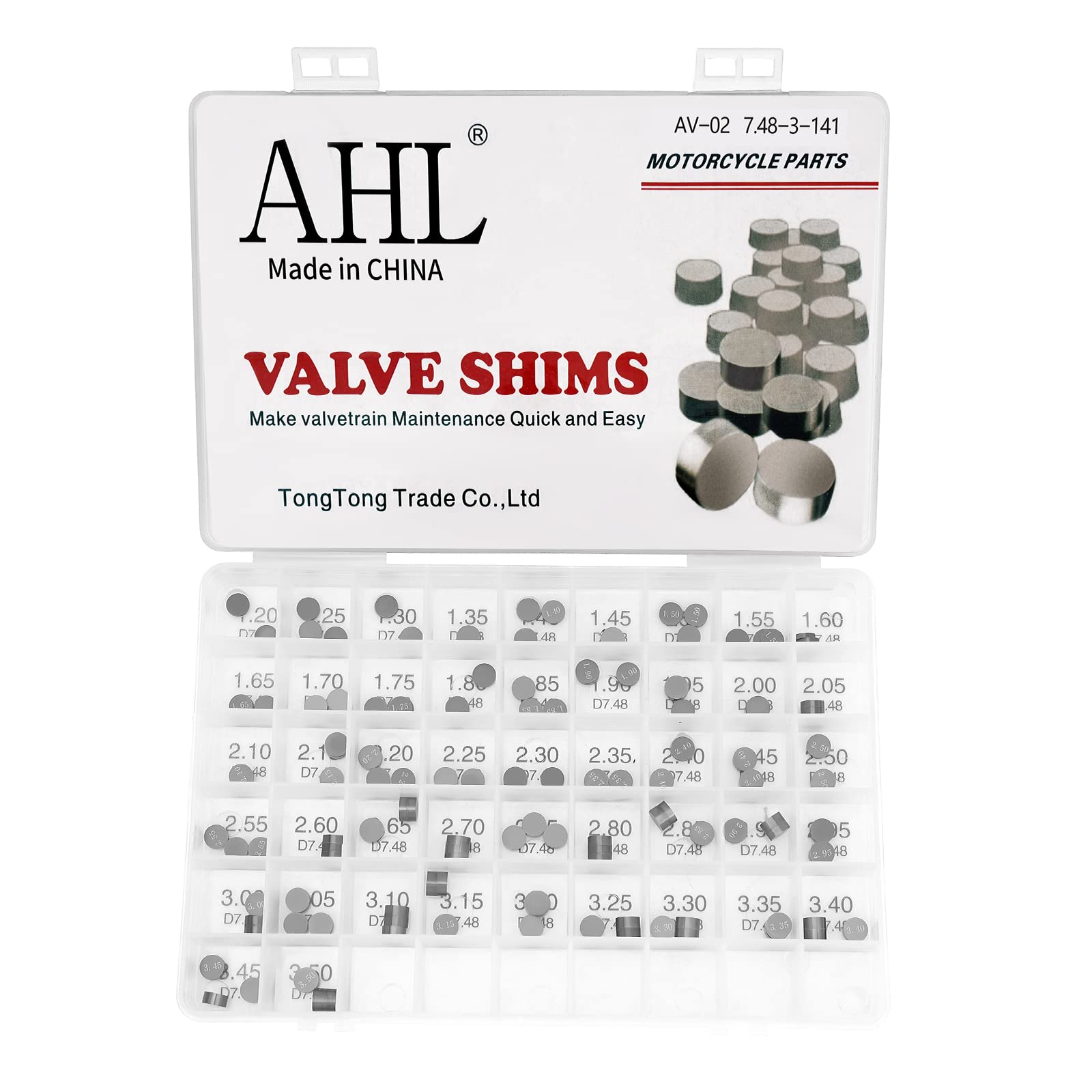 Amazon.com: AHL Adjustable Valve Shim Kit 7.48mm O.D. for Suzuki
